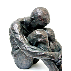 Rzeźba figura Mężczyzna siedzący XXL